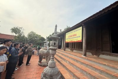 Học tập trải nghiệm thực tế – Viếng thăm đền thờ trạng trình Nguyễn Bỉnh Khiêm