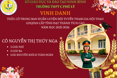 VINH DANH THẦY CÔ VÀ HỌC SINH TRONG HỘI THAO GDQPAN CẤP TỈNH NĂM HỌC 2025 – 2026