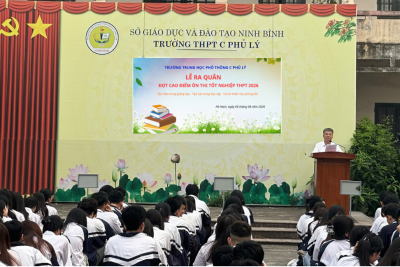 Lễ ra quân “Đợt cao điểm ôn thi tốt nghiệp THPT năm 2026”