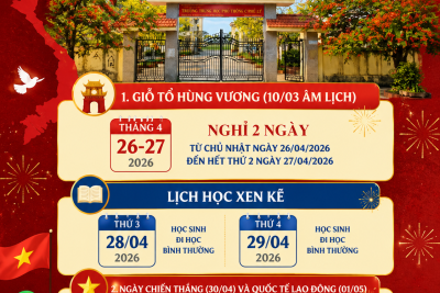Lịch nghỉ lễ