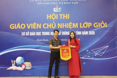Cô Trần Thị Hòa đạt danh hiệu giáo viên chủ nhiệm lớp giỏi cấp tỉnh năm 2026